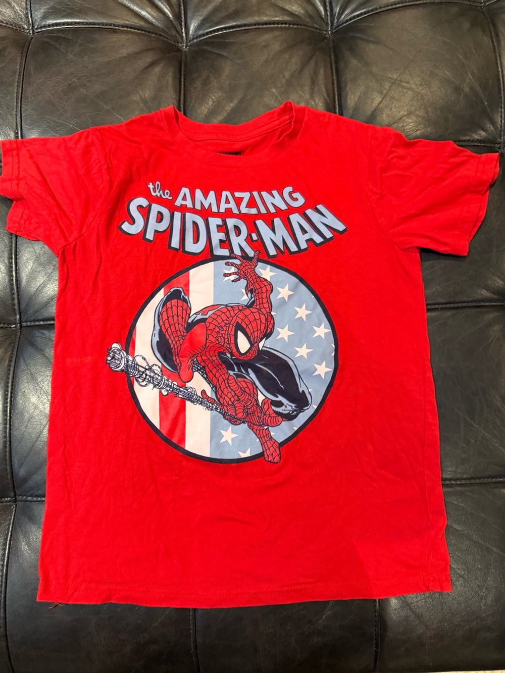 Marvel Red The Amazing Spider-Man Graphic Tee for Kids